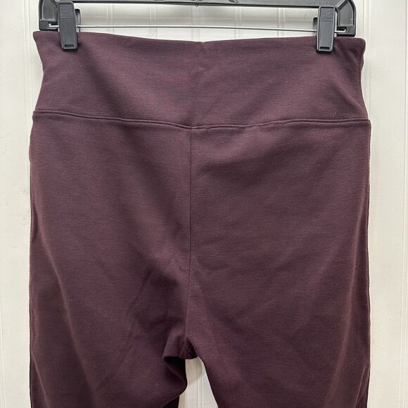 Spanx Leggings Womens XL Red Hot Assets Purple Wine Ponte Pull On Pants Slimming - Picture 5 of 14